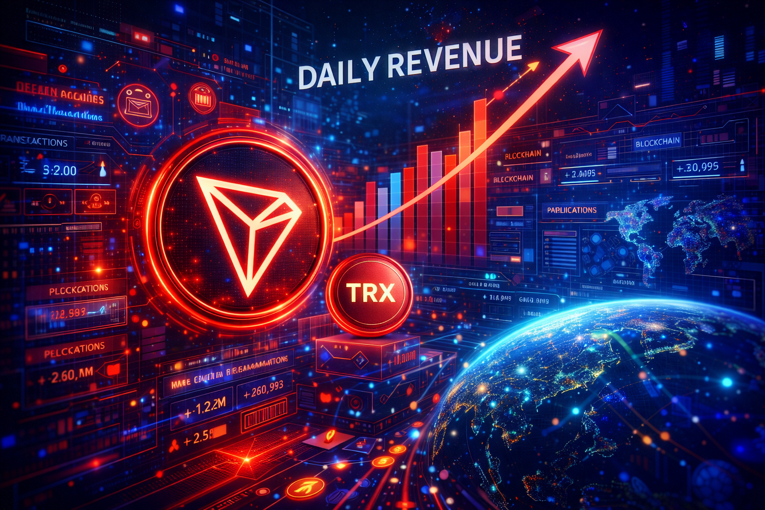 TRON DAO Tops Revenue Charts With Consistent Growth as TRX Holds Bullish Structure