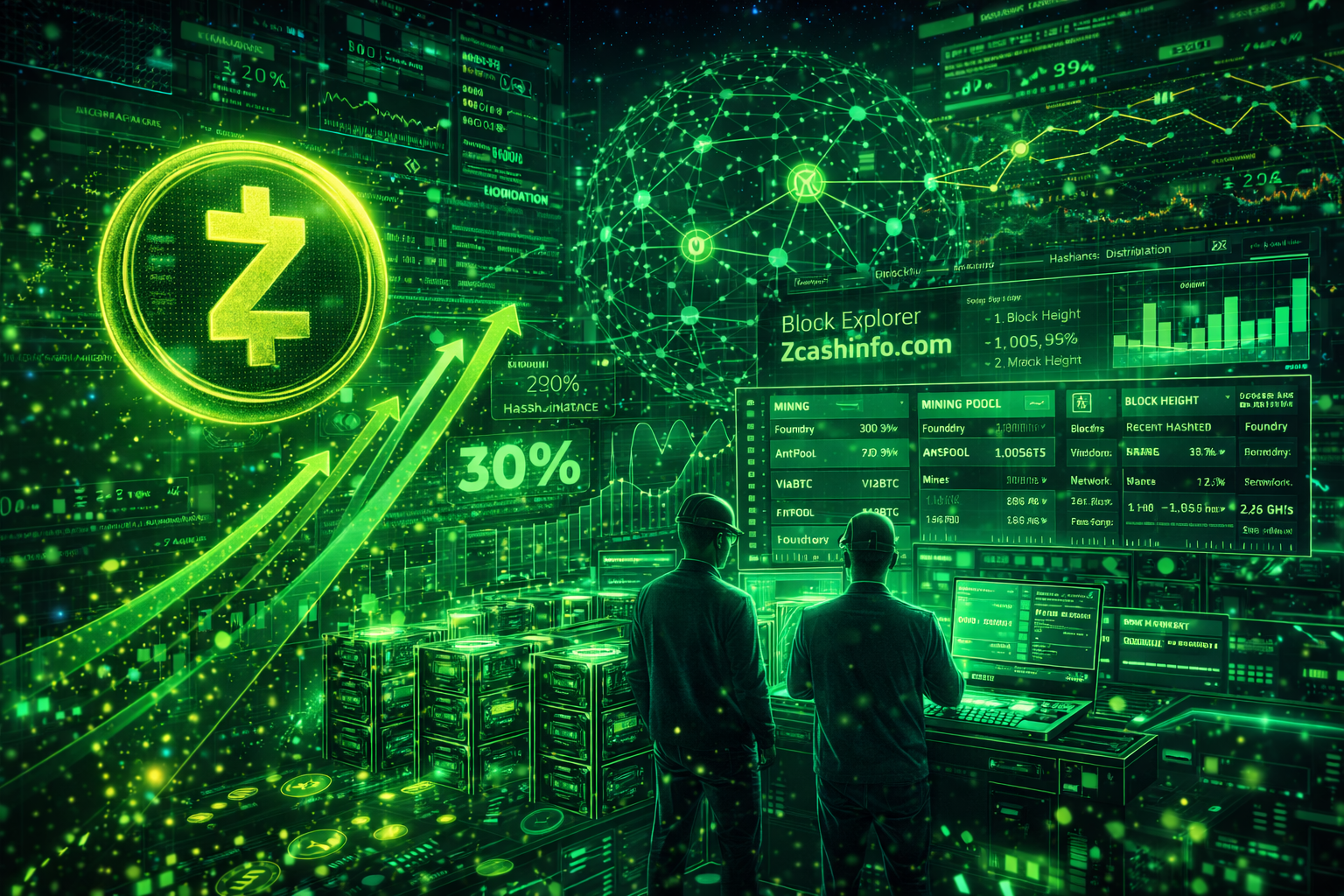 Foundry Launches Zcash Block Explorer as Mining Pool Reaches 30% Hashrate