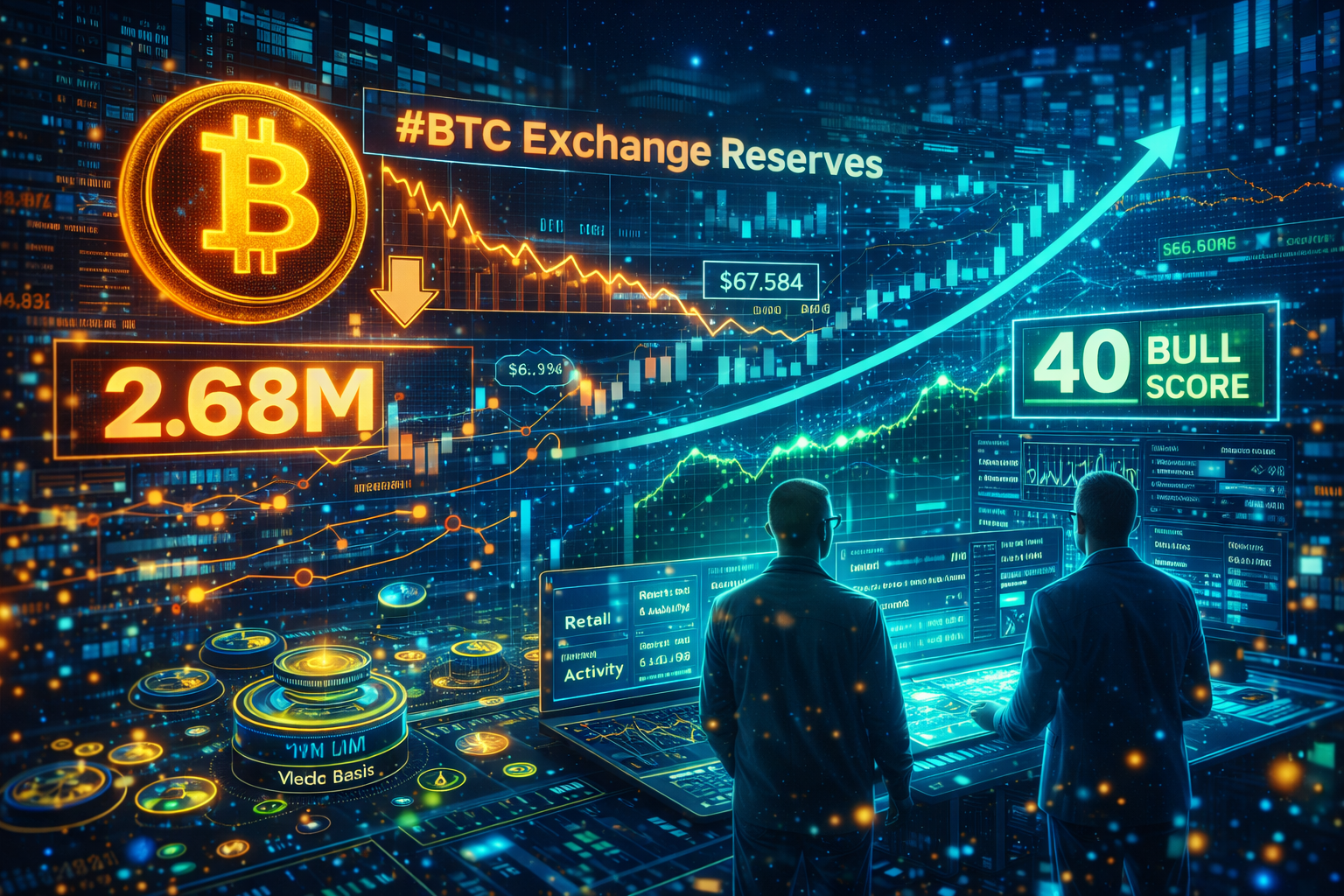 Bitcoin Exchange Reserves Drop to 2.68M BTC – Why Traders Still See Bullish Signals