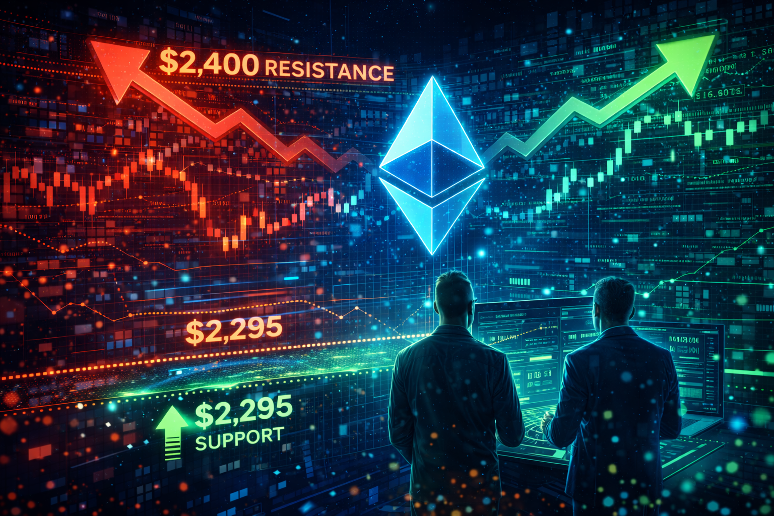 Ethereum Price Prediction: ETH Tests $2,295 Support, $2,400 Resistance
