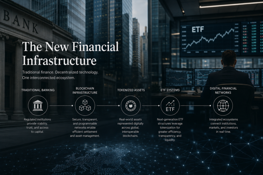 Tokenized financial infrastructure and institutional blockchain systems