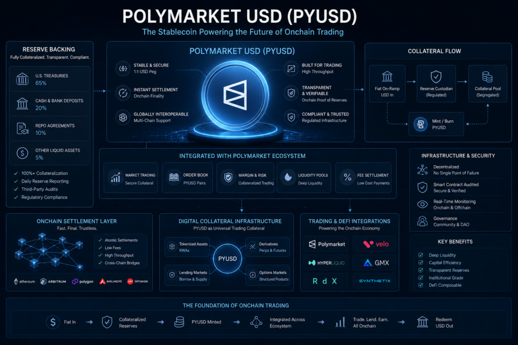 Stablecoin collateral infrastructure for decentralized prediction markets