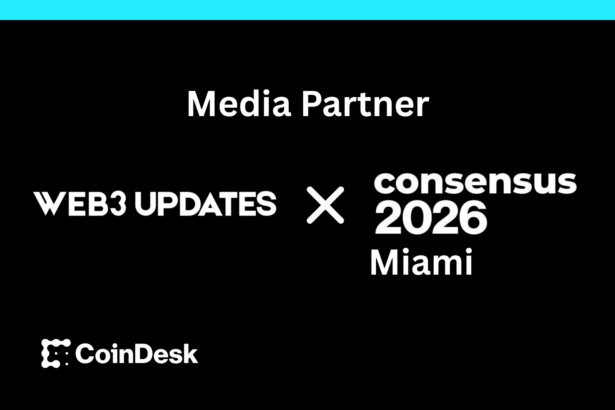 Web3 Updates Media Partner at Consensus 2026 Miami by CoinDesk