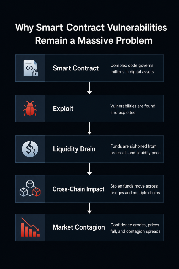 How smart contract vulnerabilities spread across DeFi ecosystems