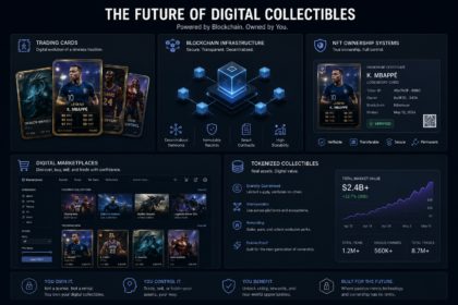 Tokenized trading cards and blockchain collectible marketplace infrastructure