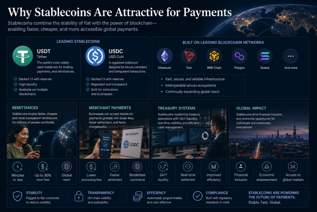 Stablecoin ecosystem supporting blockchain payment infrastructure and settlements