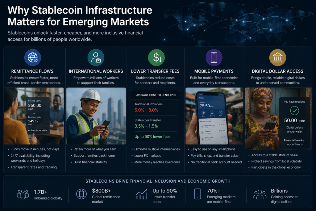 Stablecoin-based remittance infrastructure and global payment accessibility