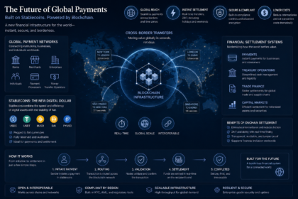 Stablecoin payment infrastructure and blockchain-based global financial systems