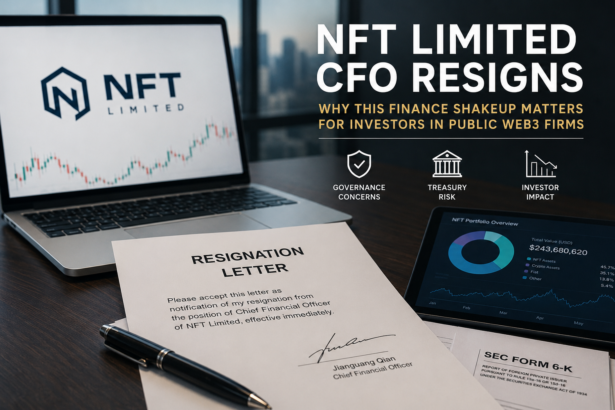 NFT Limited CFO Resigns — Why This Finance Shakeup Matters for Investors in Public Web3 Firms